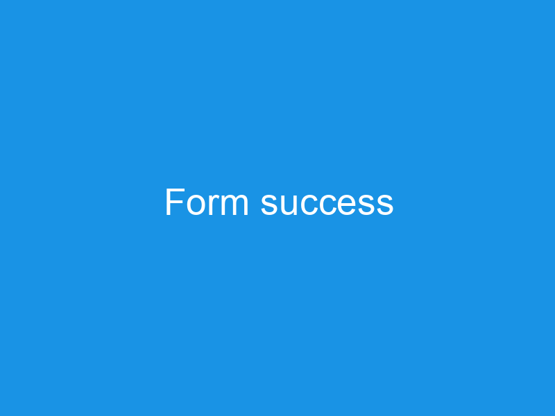 Success Form Ui Form success - Reach Healthcare